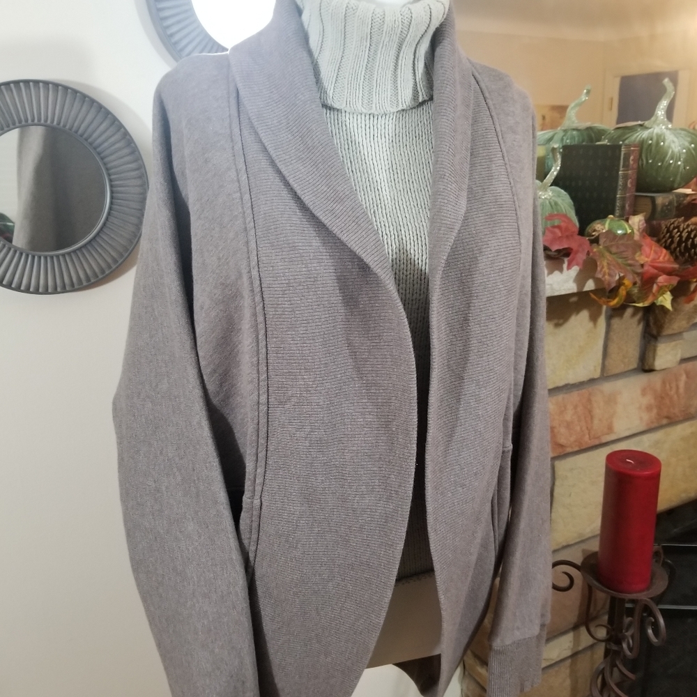 Banana Republic sz med open front sweatshirt